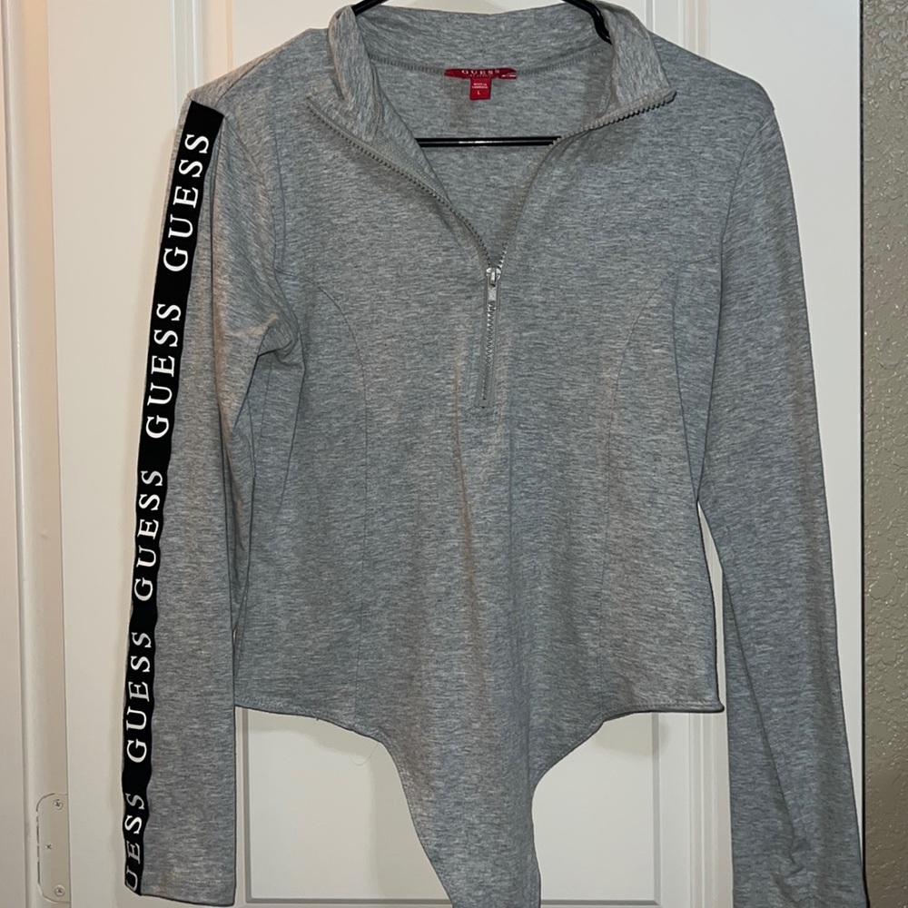 Grey Guess Top